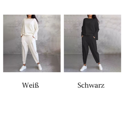 Fashion, Casual ✨ Long Sleeve Round Neck & Pants Two-Piece Set